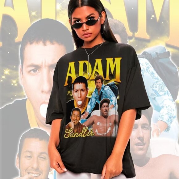 Retro Adam Sandler T-Shirt Comedy Movie Icon Graphic Tee 79 - Picture 1 of 6